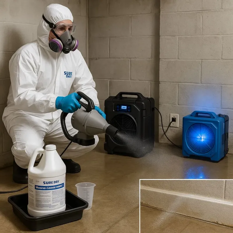 Sanitization and Odor Removal process in Oconomowoc, WI